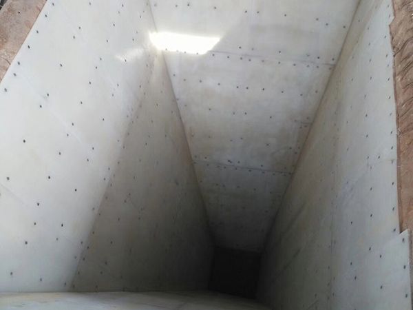超高分子量聚乙烯衬板施工案例